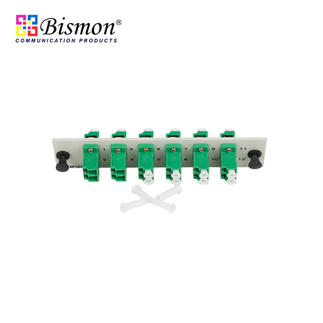 12 LC/APC Snap-in adapter Plate Single-mode Full set